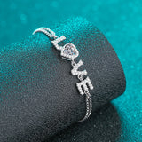 Moissanite Bracelet Diamond;LOVE Bracelets-BM008