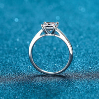 Princess Cut Statement Ring; Moissanite Square Shape Rings - RM037