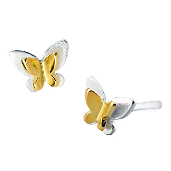 Butterflies Stud Earrings-SS027