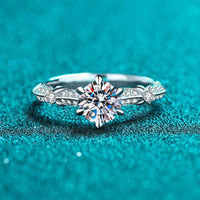 Moissanite Engagement Ring; Statement Ring - RM039