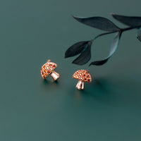 Mushroom Studs Earrings - SS059