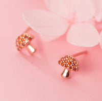 Mushroom Studs Earrings - SS059