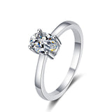 Moissanite Wedding Oval Cut Statement Ring-RM066