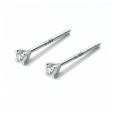 4 Prongs Mini CZ Diamond Studs Earrings - ECZ002