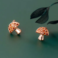 Mushroom Studs Earrings - SS059