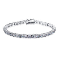 Luxury Moissanite Bracelets; Wedding Jewelry; Moissanite Bride Bracelet-BM006