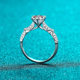 Moissanite Engagement Ring; Statement Ring - RM039