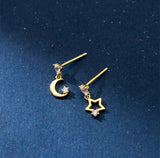 Silver Star Earrings| Gold Star Earrings