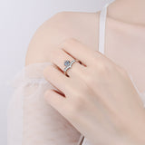 engagement ring for women modeling