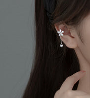 no piercing ear cuff earrings silver cuff