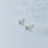 Mini Sapphire Stud Earrings